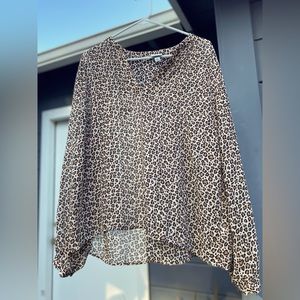 Leopard xl Blouse